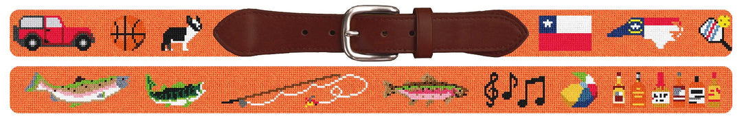 Custom Needlepoint Belt