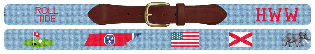 Custom Needlepoint Belt
