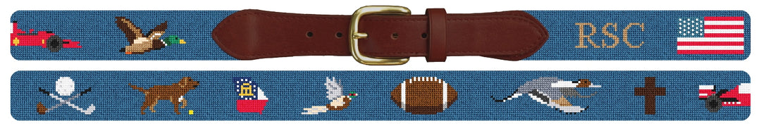 Custom Needlepoint Belt