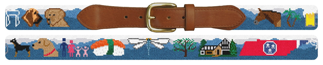 Custom Needlepoint Belt