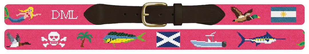 Custom Needlepoint Belt