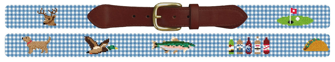 Custom Needlepoint Belt