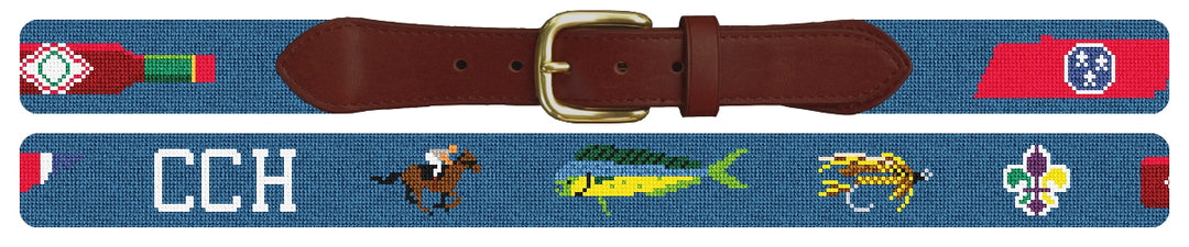 Custom Needlepoint Belt