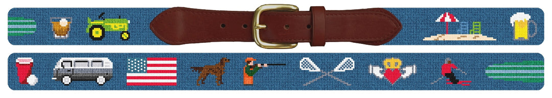 Custom Needlepoint Belt