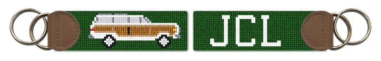 Custom Needlepoint Key Fob