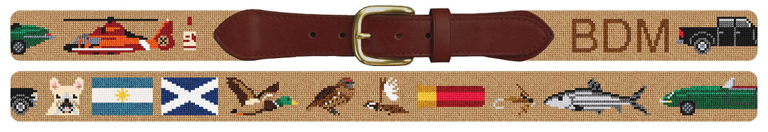 Custom Needlepoint Belt