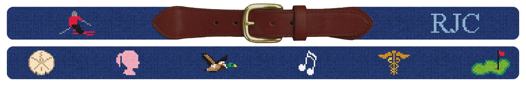 Custom Needlepoint Belt