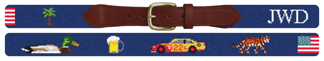Custom Needlepoint Belt
