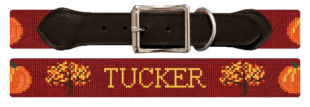 Custom Needlepoint Dog Collar