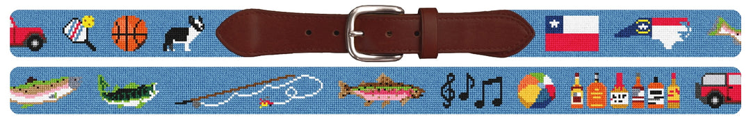 Custom Needlepoint Belt