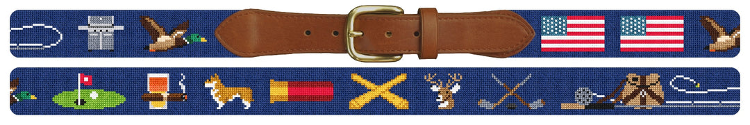 Custom Needlepoint Belt