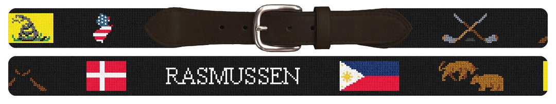 Custom Needlepoint Belt
