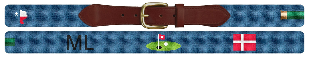 Custom Needlepoint Belt