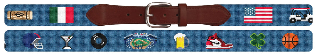 Custom Needlepoint Belt
