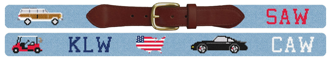Custom Needlepoint Belt