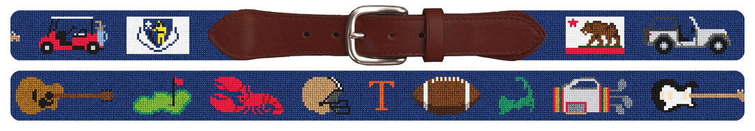 Custom Needlepoint Belt