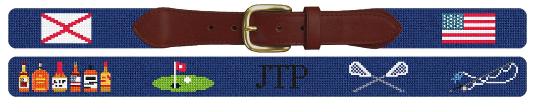 Custom Needlepoint Belt