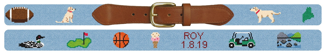 Custom Needlepoint Belt