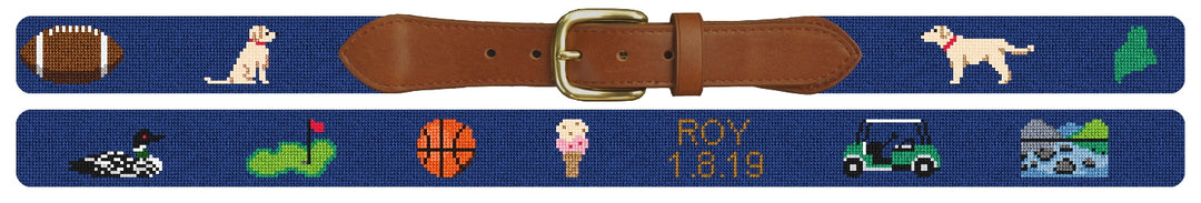 Custom Needlepoint Belt