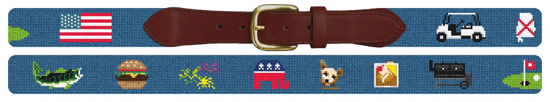 Custom Needlepoint Belt