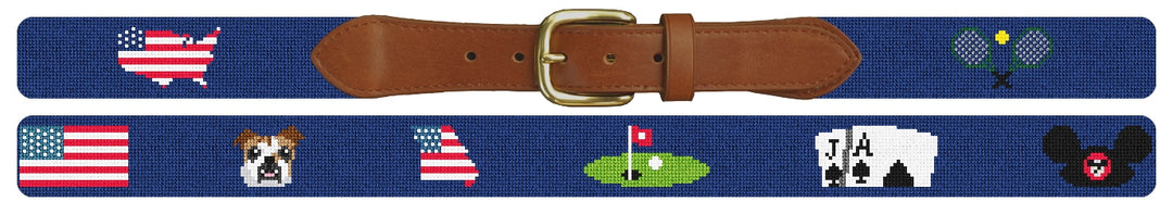 Custom Needlepoint Belt