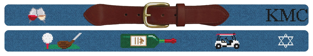 Custom Needlepoint Belt