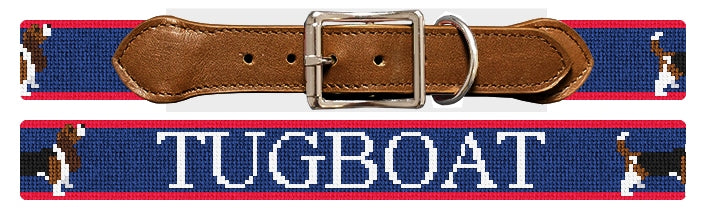 Custom Needlepoint Dog Collar