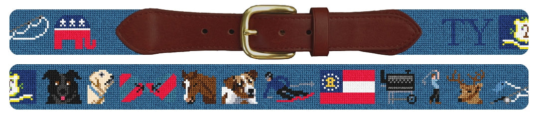 Custom Needlepoint Belt