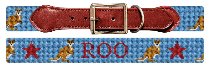 Custom Needlepoint Dog Collar