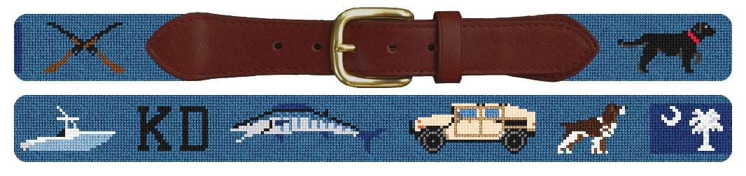 Custom Needlepoint Belt