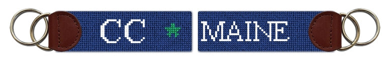 Custom Needlepoint Key Fob