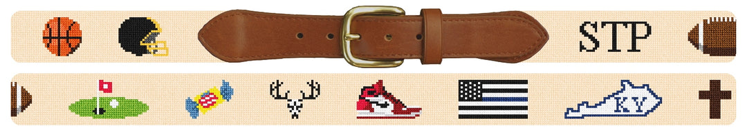Custom Needlepoint Belt