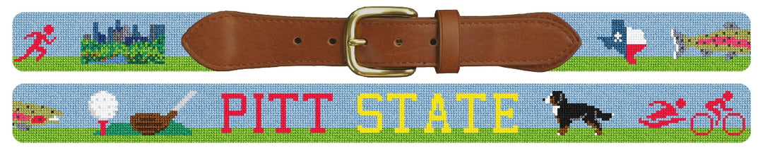 Custom Needlepoint Belt
