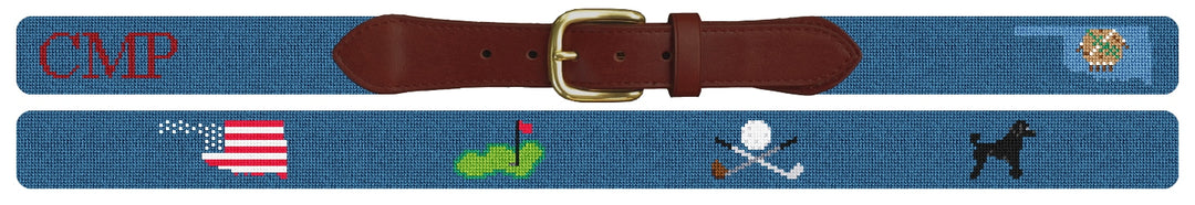 Custom Needlepoint Belt