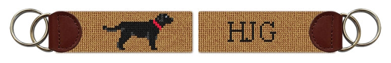 Custom Needlepoint Key Fob