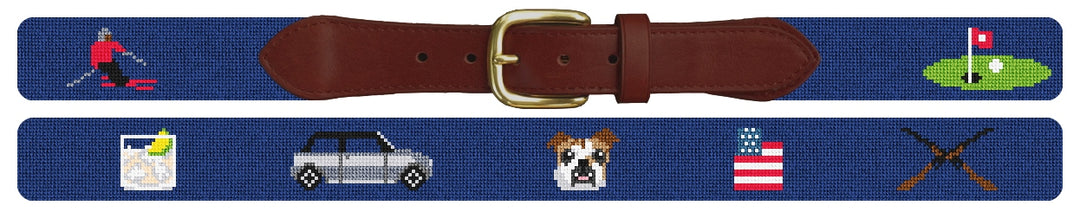 Custom Needlepoint Belt