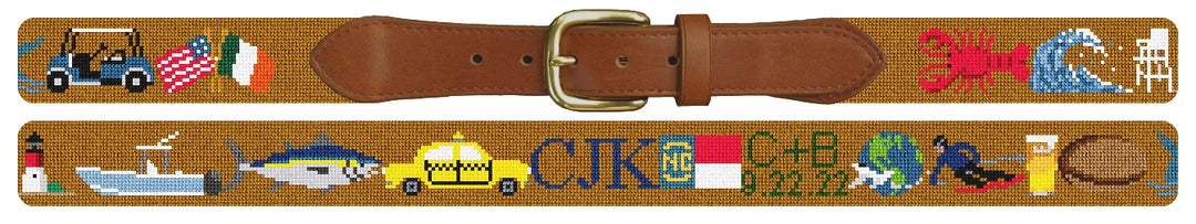 Custom Needlepoint Belt