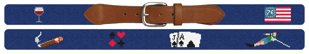 Custom Needlepoint Belt