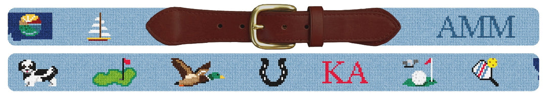 Custom Needlepoint Belt