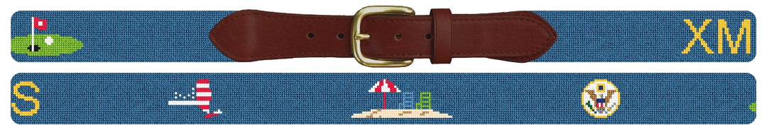 Custom Needlepoint Belt
