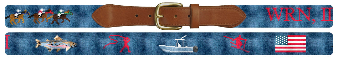 Custom Needlepoint Belt