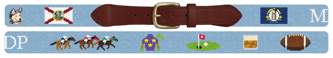 Custom Needlepoint Belt
