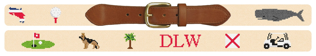 Custom Needlepoint Belt