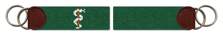 Custom Needlepoint Key Fob