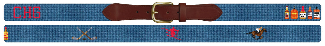 Custom Needlepoint Belt