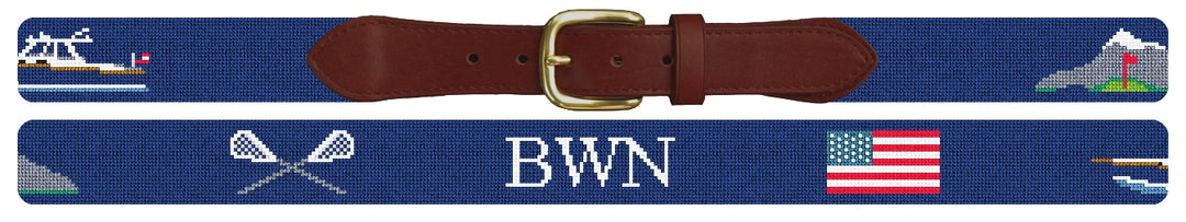 Custom Needlepoint Belt