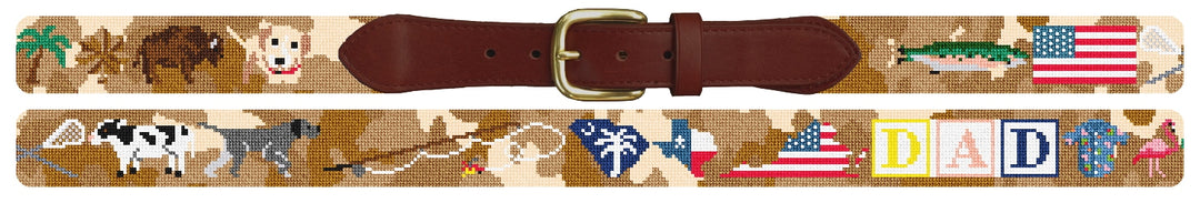 Custom Needlepoint Belt
