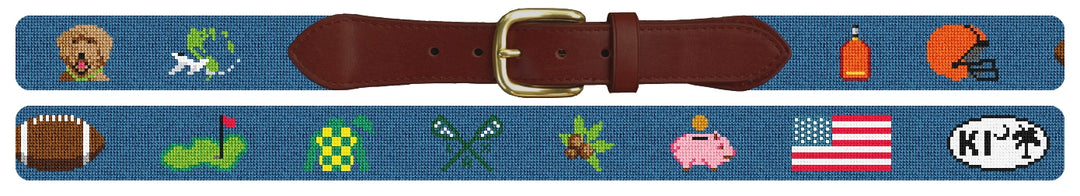 Custom Needlepoint Belt