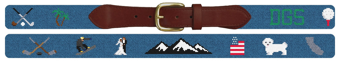 Custom Needlepoint Belt