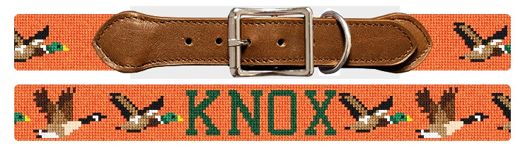 Custom Needlepoint Dog Collar